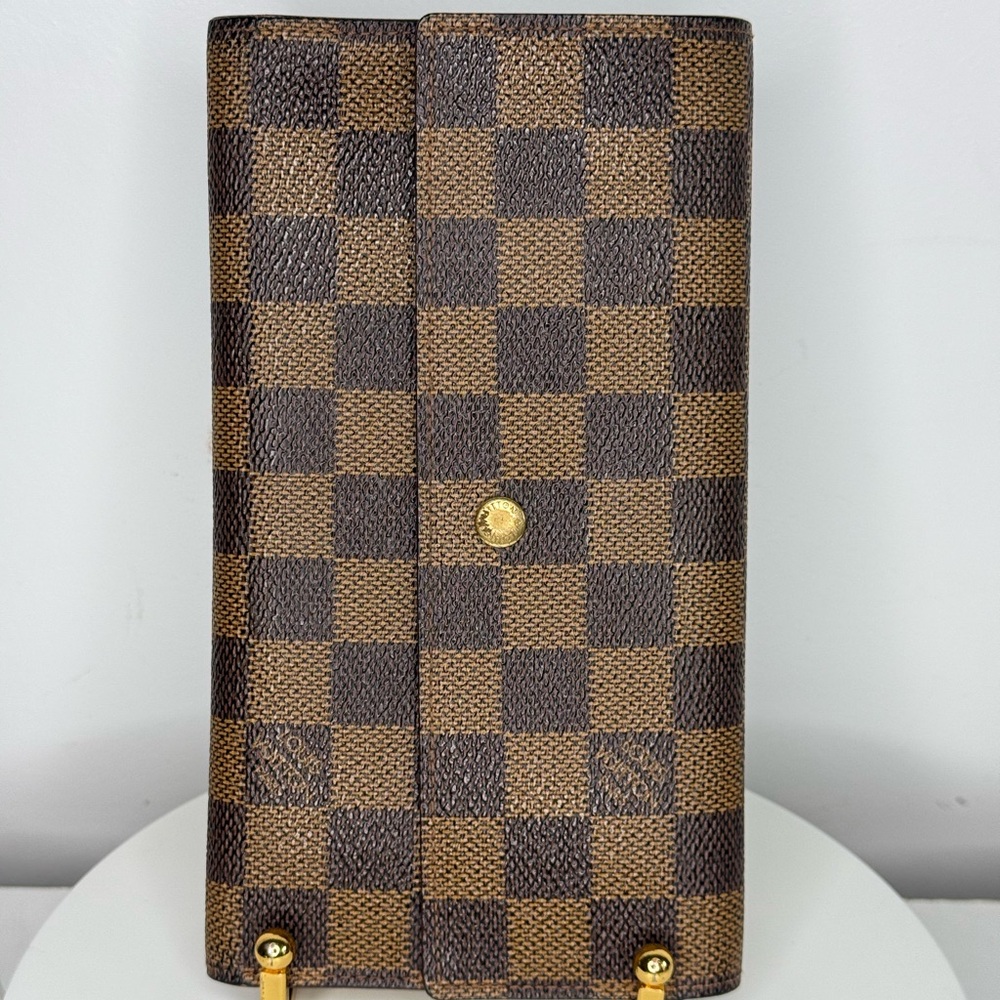 LOUIS VUITTON Damier Ebene Porte Tresor International Wallet